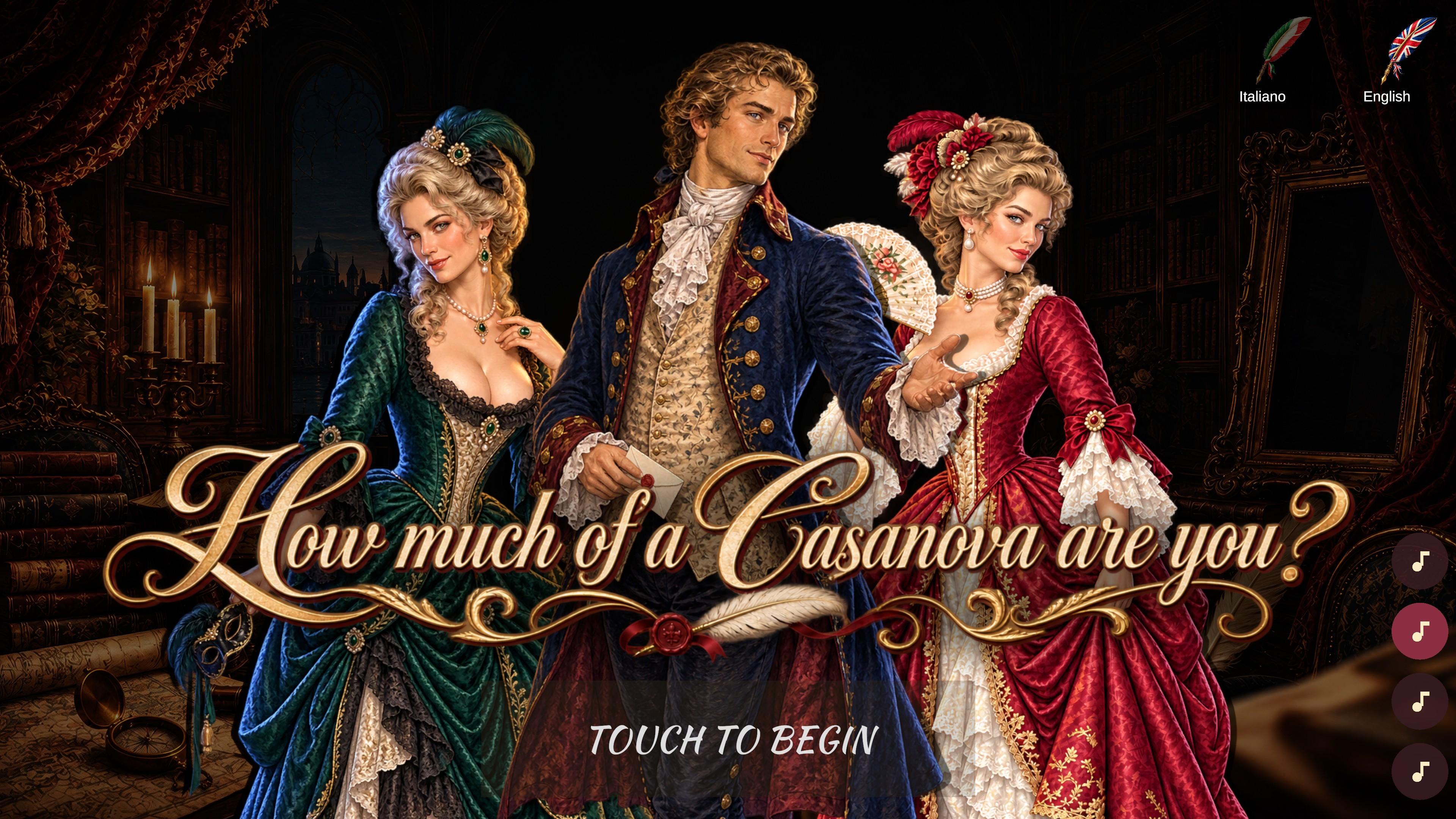 Casanova Interactive Quiz