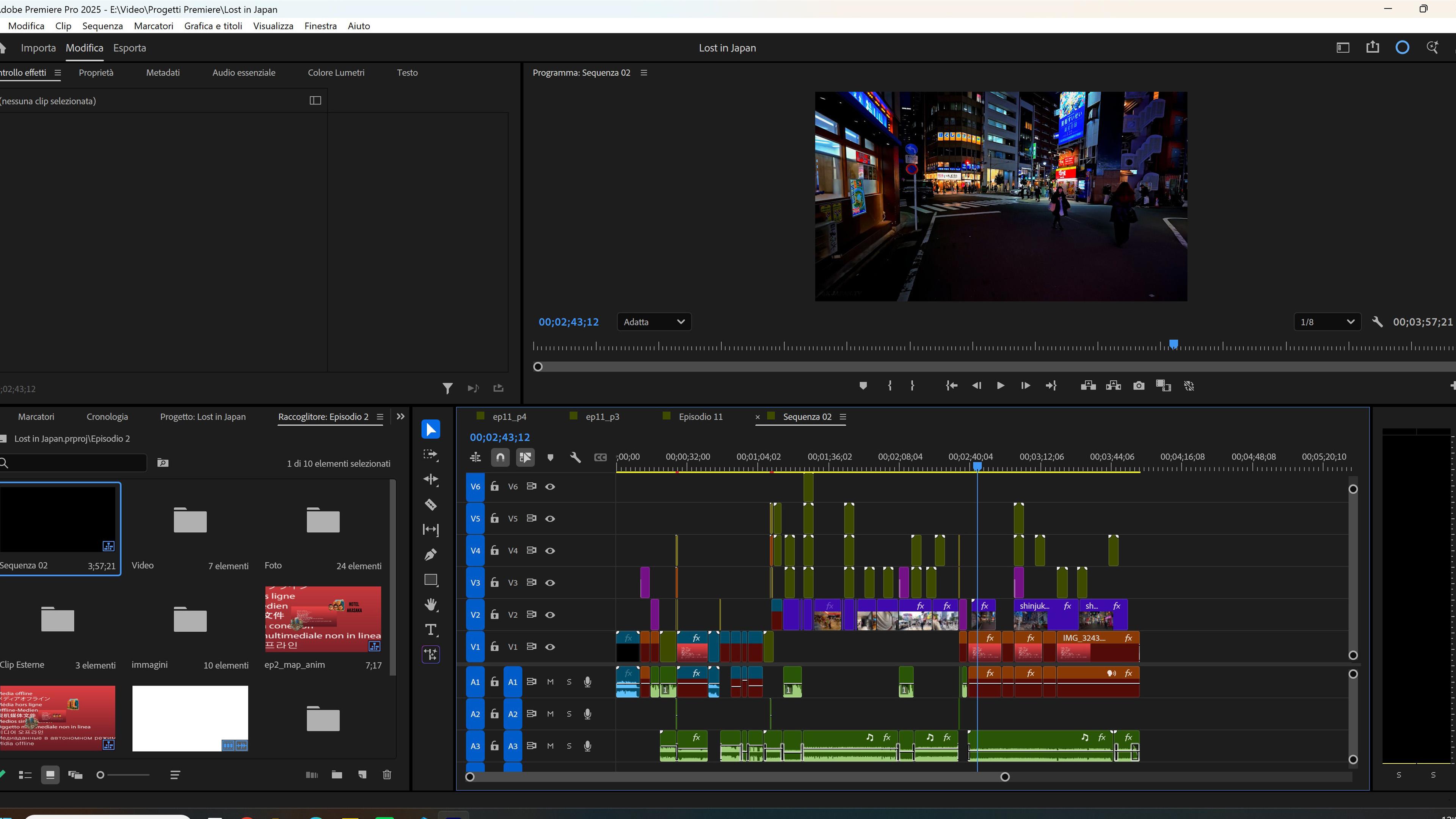 A look at the Adobe Premiere Pro workflow, used to edit the series.